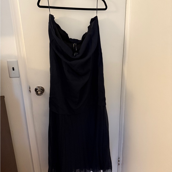 BY ANTHROPOLOGIE STRAPLESS TWOFER PLEATED MIDI DRESS (NWT) - Picture 7 of 8